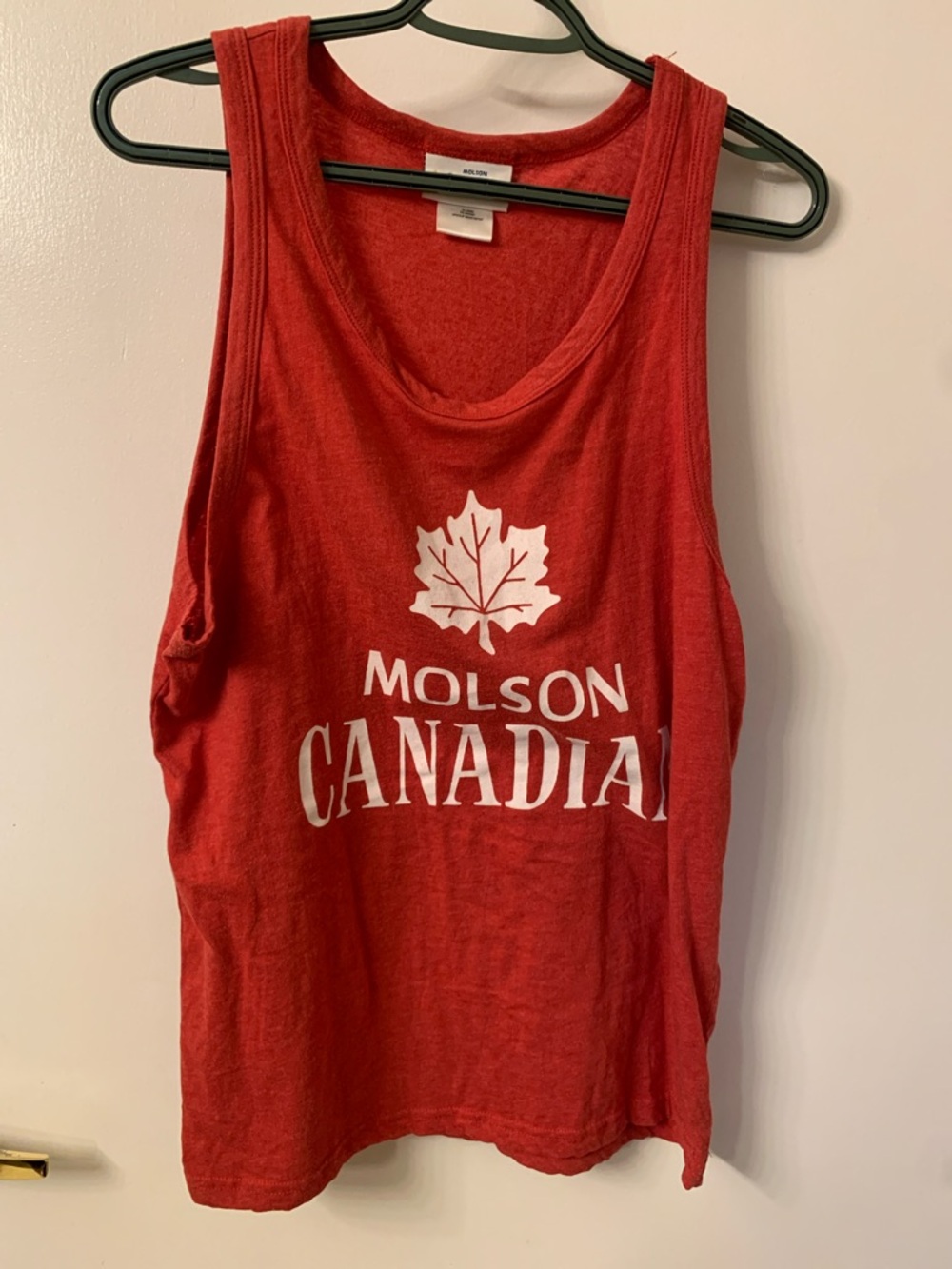 Red Logo Tank Top for Men